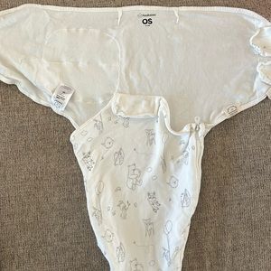 Keababies Soothe Swaddle Wrap OS (0-3M) White